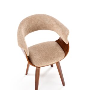 K545 tuoli, beige/pähkinä
