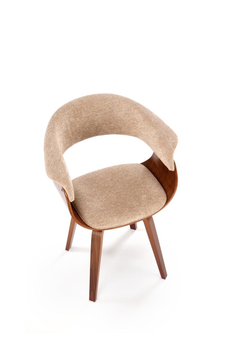 K545 tuoli, beige/pähkinä