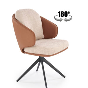 K554 tuoli, ruskea / beige