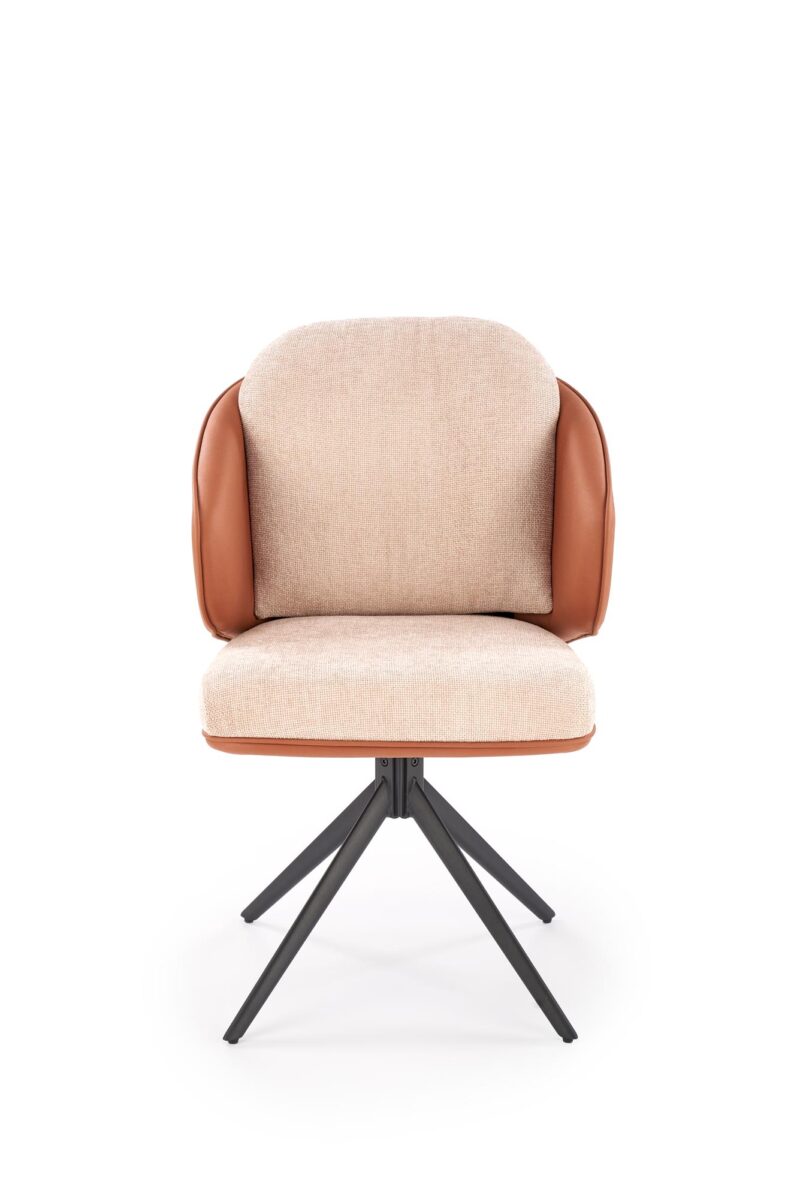 K554 tuoli, ruskea / beige