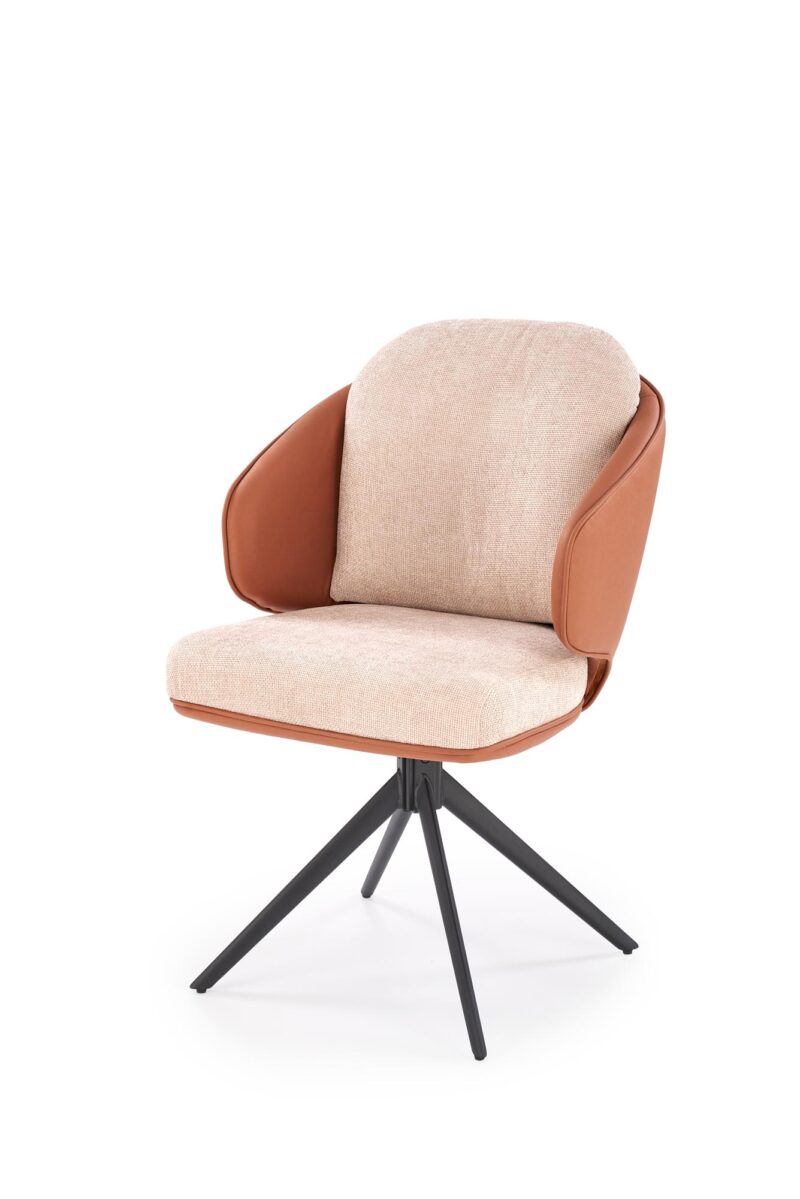 K554 tuoli, ruskea / beige