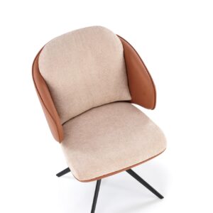 K554 tuoli, ruskea / beige