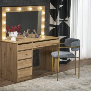Meikkipöytä HOLLY, artisan tammi