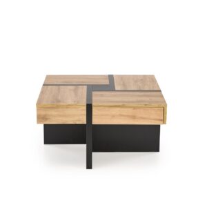 Kahvipöytä SEVANO, tammi / musta