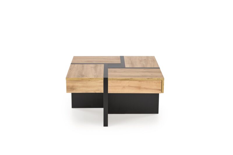 Kahvipöytä SEVANO, tammi / musta