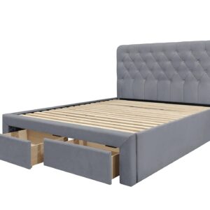 Sänky MARLIS 160 cm, harmaa