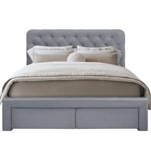 Sänky MARLIS 160 cm, harmaa