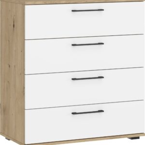 FORMO - KM-1 lipasto MODULAARIIN VAATEKAAPPIJÄRJESTELMÄÄN - käsityöläinen tammi / valkoinen