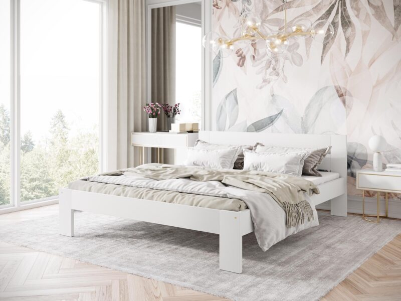 Sänky MATI 160, väri: valkoinen