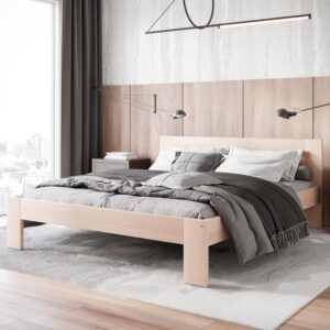 Sänky MATILORA 160x200, luonnon tammi