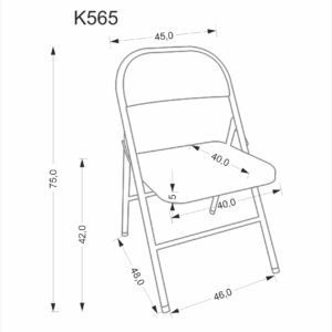 K565 tuolin väri: valkoinen