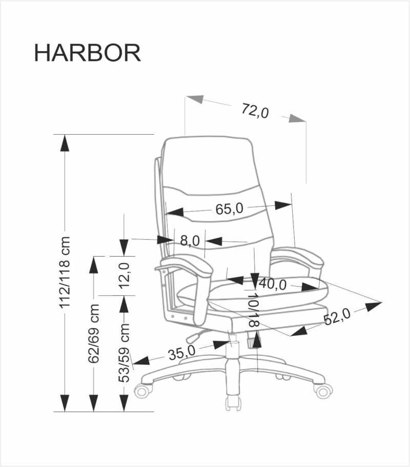 HARBOR-työtuoli beige