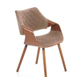 K396 tuoli, väri: pähkinä / beige