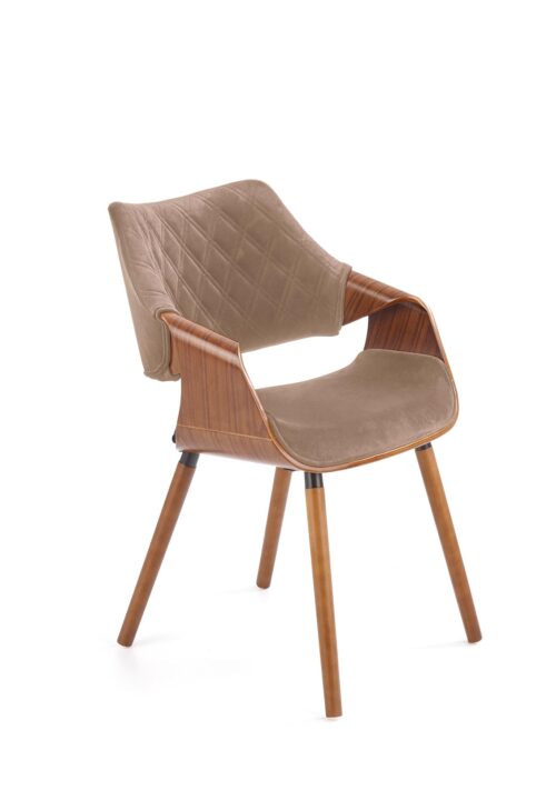 K396 tuoli, väri: pähkinä / beige