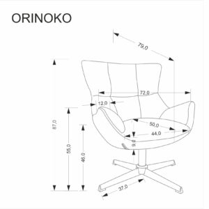 ORINOKO vapaa-ajan tuoli, beige