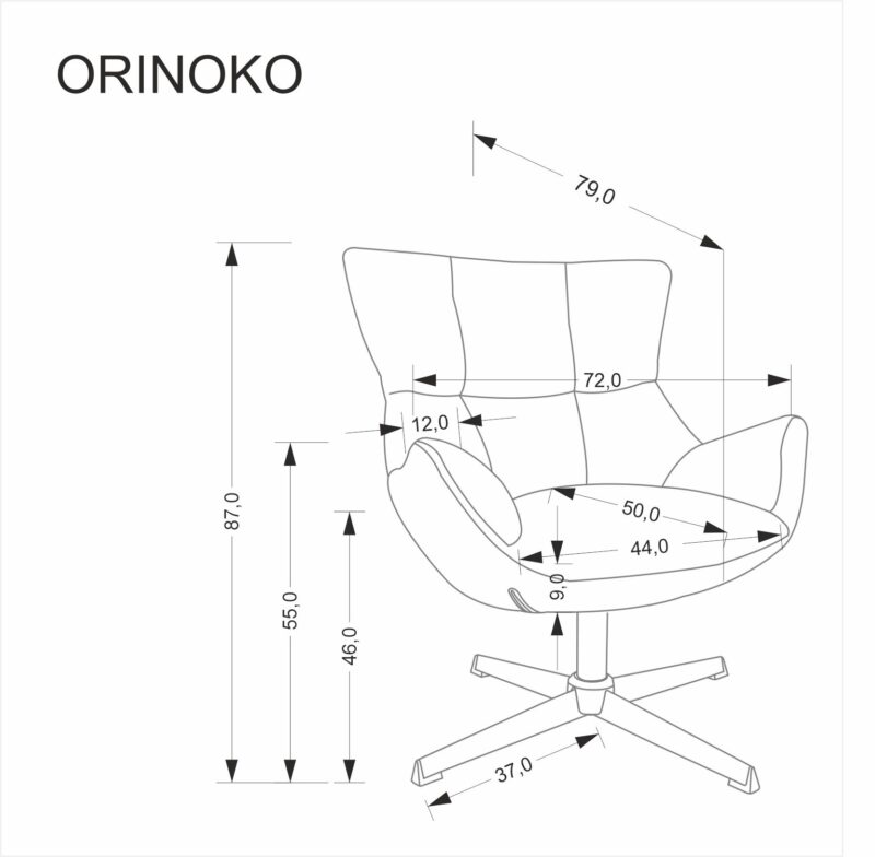 ORINOKO vapaa-ajan tuoli, beige