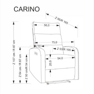 CARNIO vapaa-ajan tuoli, harmaa