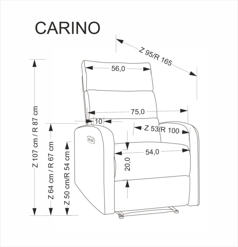 CARNIO vapaa-ajan tuoli, harmaa