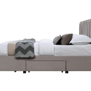 GRACE 160 sänky laatikoilla, väri: beige