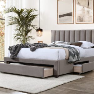 GRACE 140 sänky laatikoilla, väri: beige