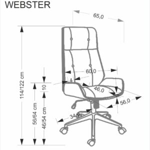 WEBSTER o.tuoli, pähkinä/beige