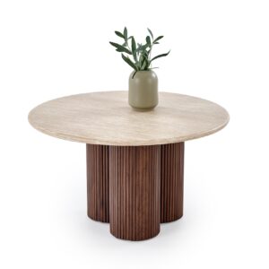 DOROTEA c.table travertiini / pähkinä