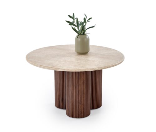 DOROTEA c.table travertiini / pähkinä