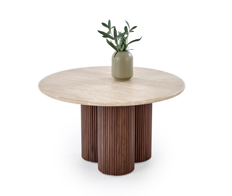 DOROTEA c.table travertiini / pähkinä