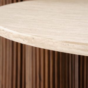 DOROTEA c.table travertiini / pähkinä