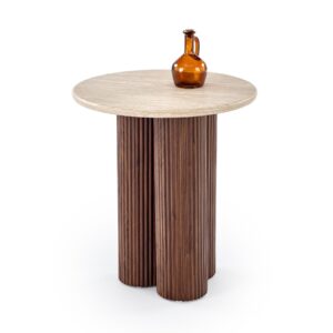 DOROTEA_S c.table travertiini / pähkinä