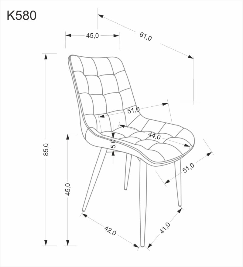 K580 tuoli, vihreä