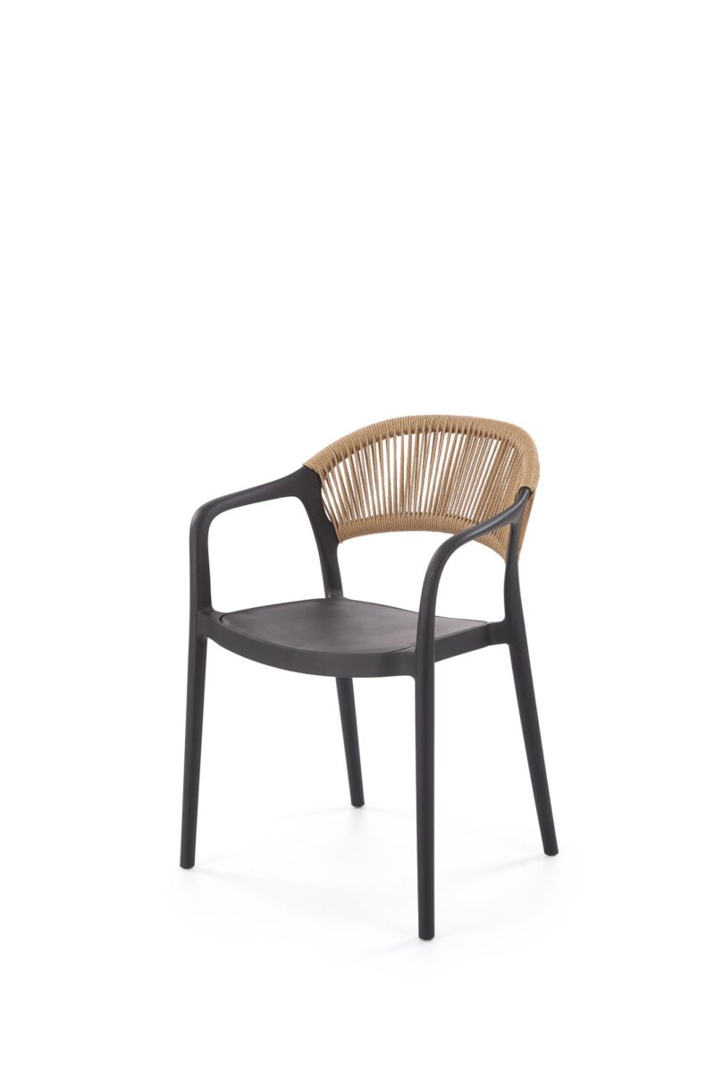 K582 tuoli, musta / luonnollinen
