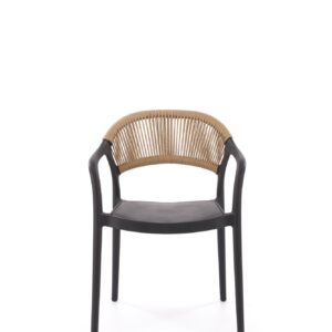 K582 tuoli, musta / luonnollinen