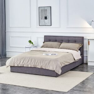 PAMA 140x200 sängi, jossa on pesukasti