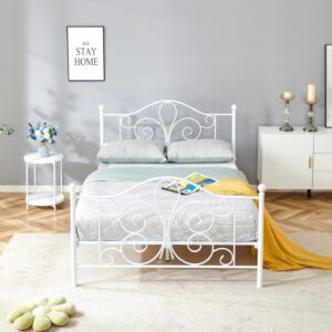 Sänky PAMA 140, valkoinen