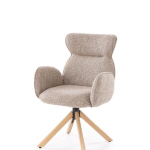 K585 tuoli, tumma beige / luonnontammea