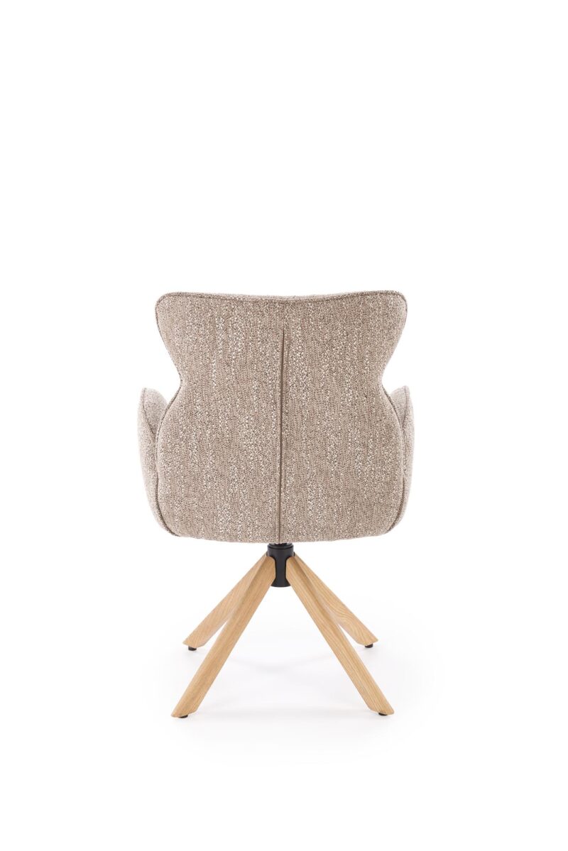 K585 tuoli, tumma beige / luonnontammea