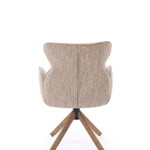 K585 tuoli, tumma beige / pähkinä
