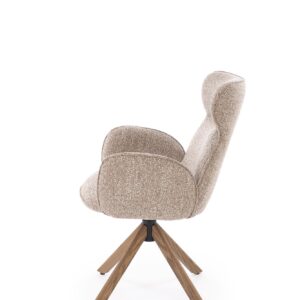 K585 tuoli, tumma beige / pähkinä