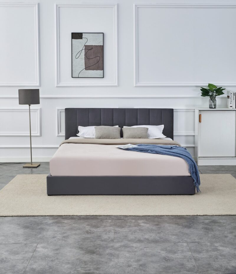 Sänky HENDRIK, harmaa