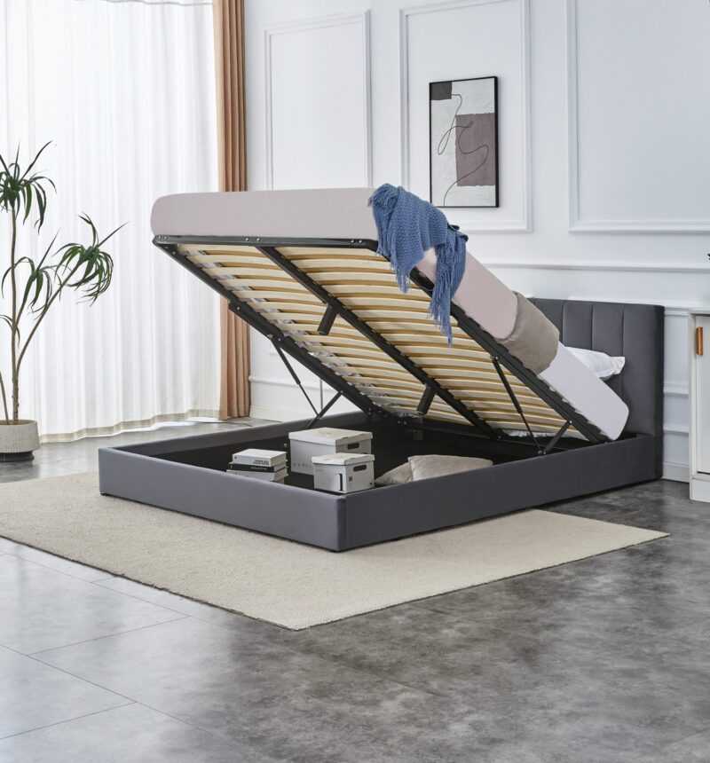 Sänky HENDRIK, harmaa