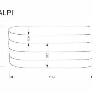 CALPI-penkki säilytystoiminnolla, harmaa