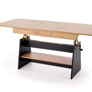 ERIKA nostettava sohvapöytä, väri: artisan tammi / musta