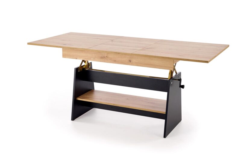ERIKA nostettava sohvapöytä, väri: artisan tammi / musta