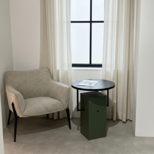 AROCCO-sohvapöytä mustalla sormenjälkiä estävällä pinnalla