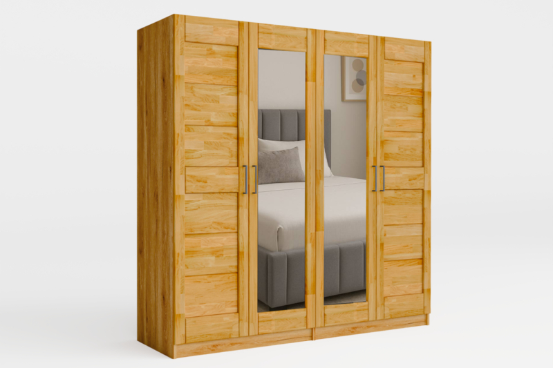 1_3-_2_ Tammi-puinen kaappi TORONTO XL