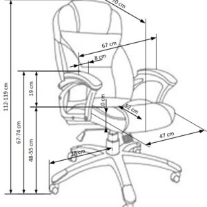 Työtuoli DESMOND, musta