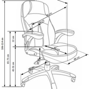 Toimistotuoli BELVONA: musta