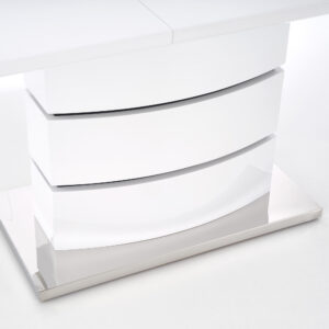 Säädettävä ruokapöytä NOPEIN, valkoinen