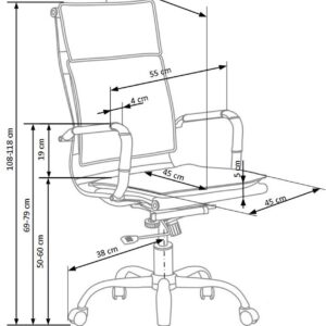 Toimistotuoli MANTOR, väri: musta